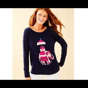 Lilly Pink Elephant Sweater